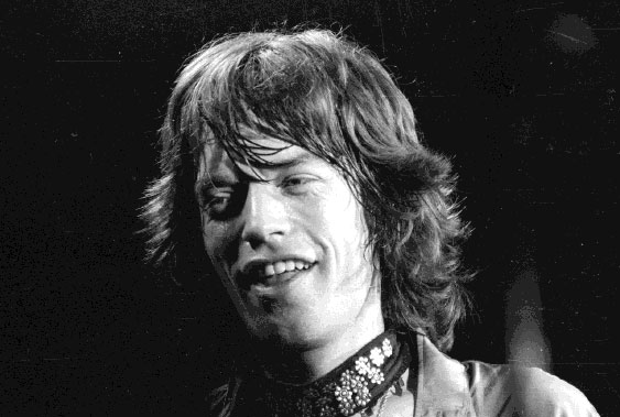 Mick Jagger © Dick Waterman - jagger_waterman